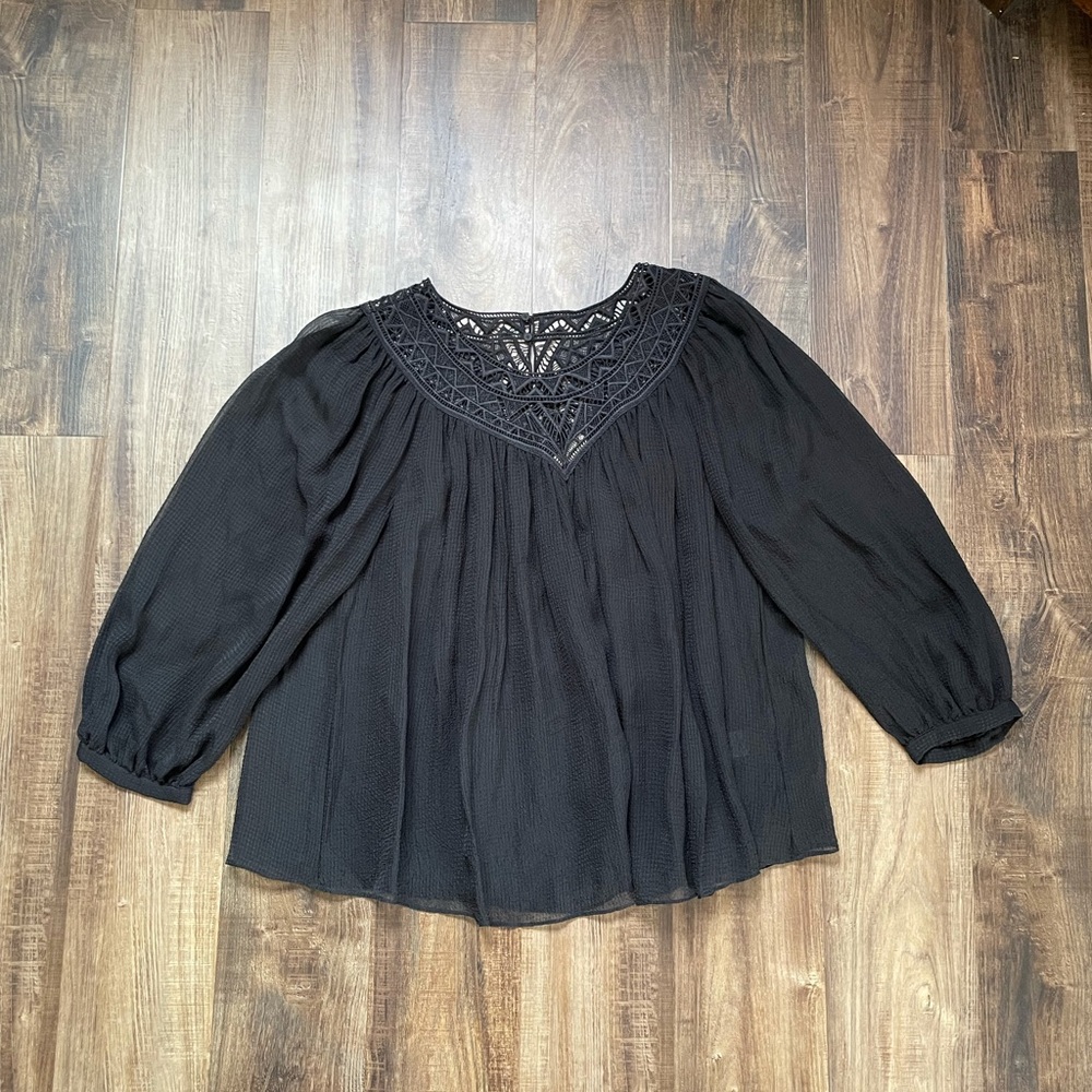 Rebecca Taylor Women’s Black Blouse